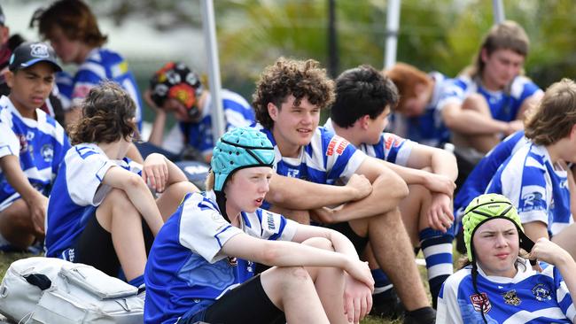 RUGBY LEAGUE: Justin Hodges and Chris Flannery 9s Gala Day. Picture: Patrick Woods.