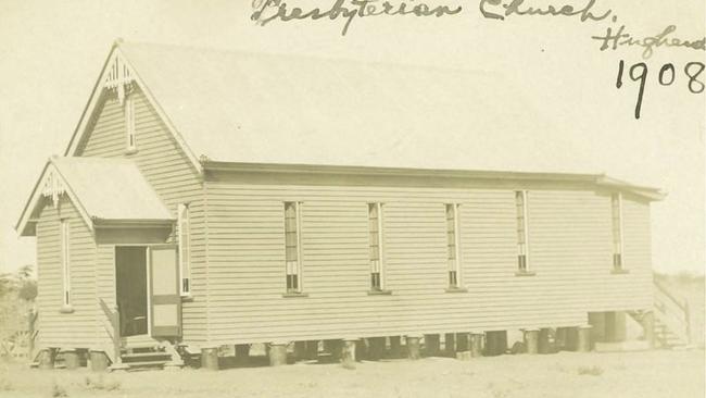 A photo of the historic St Andrew's Presbyterian Church built in Hughenden in 1908. Picture: Supplied