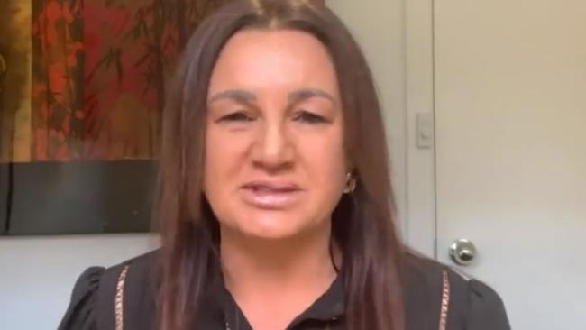 Jacqui Lambie told Today the jail threat was “intimidating”. Picture: Channel 9/Today