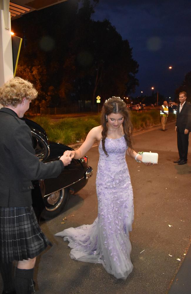 Students at the 2024 Nambour Christian College formal.