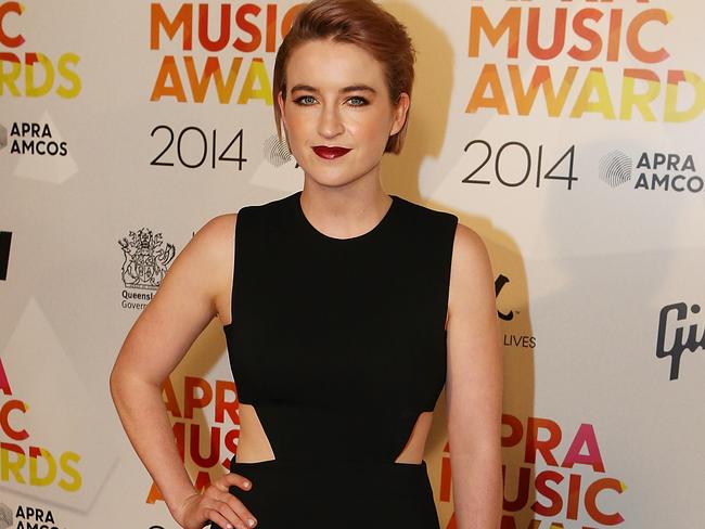 Crowd favourite ... Megan Washington arrives at the APRA Awards. Picture: Chris Hyde/Getty Images