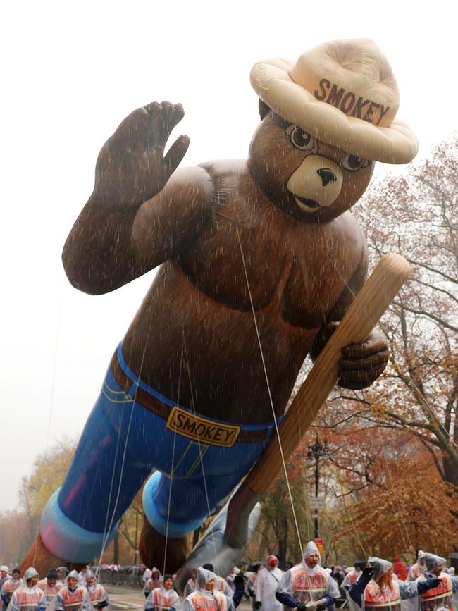 Smokey Bear balloon. Picture: Getty Images