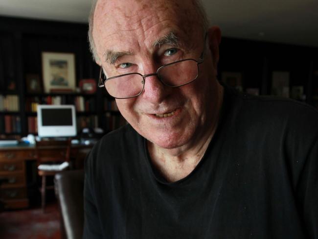 Author Clive James at his home in London.