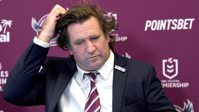 Manly Sea Eagles coach Des Hasler