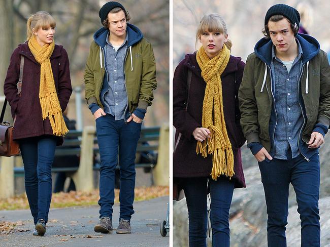 Taylor Swift and Harry Styles in New York in 2012. (Picture by: Tom Meinelt / Splash News)