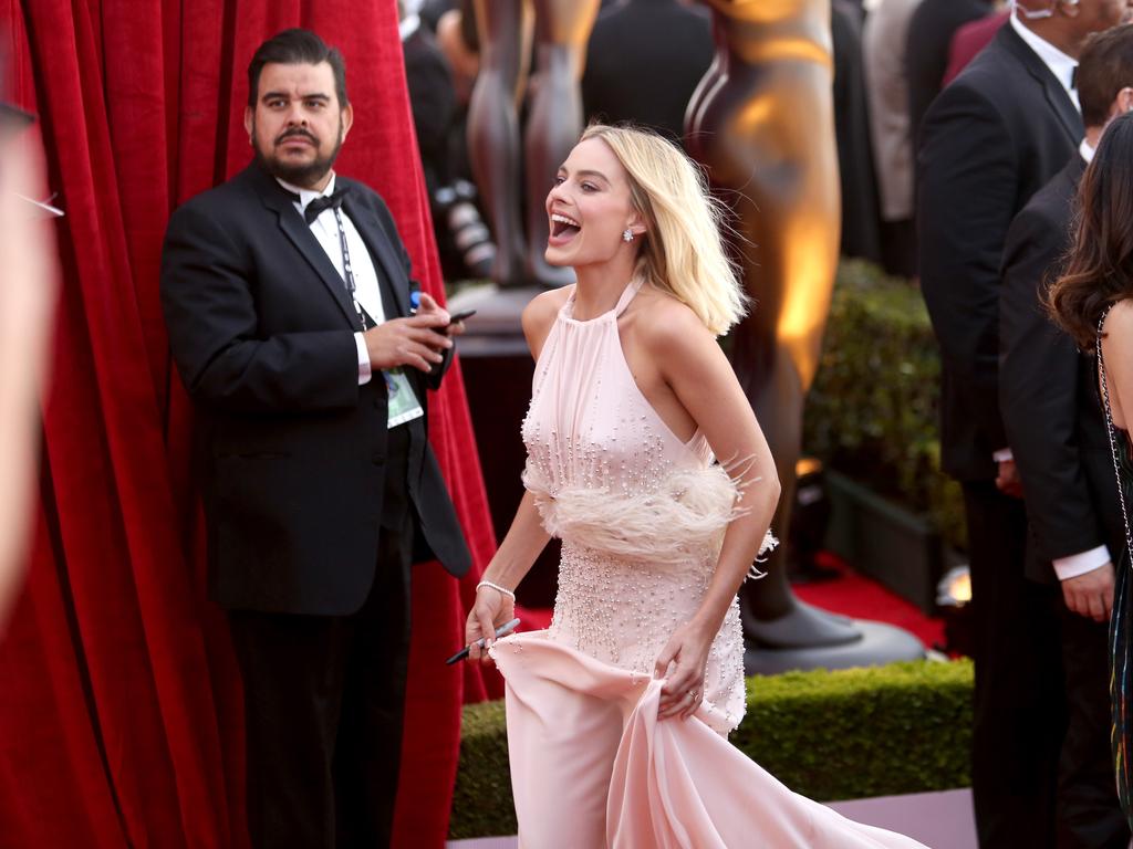 Margot Robbie attends the 24th Annual Screen Actors Guild Awards at The Shrine Auditorium on January 21, 2018 in Los Angeles, California. Picture: Getty