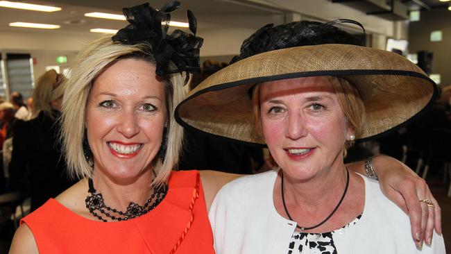 Deanna Westfield of Launceston and Rae Green of Longford enjoying a Melbourne Cup function for Clifford Craig in Launceston.