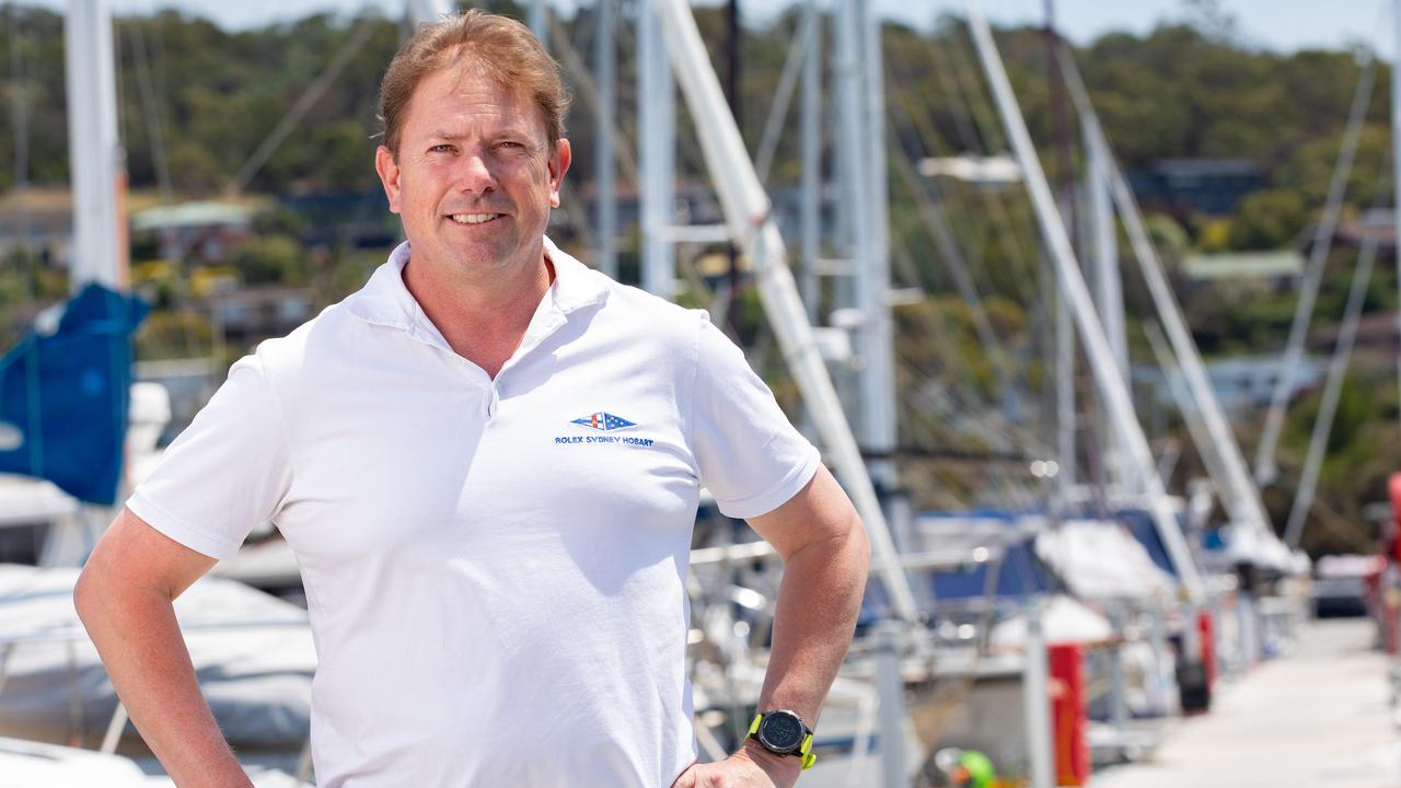 Sydney to Hobart sailor Troy Grafton at Bellerive Yacht Club. Picture: Linda Higginson