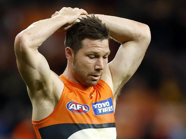 It was left to GWS captain Toby Greene to front the media after the incident.