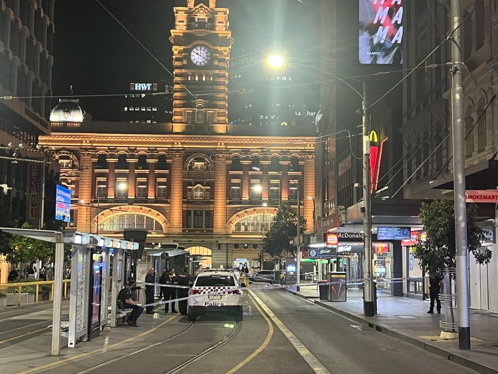 The Flinders St end of Elizabeth St has become a hotspot for trouble in recent years. Picture: Supplied