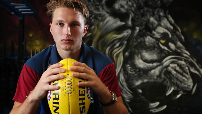 Brisbane Lions young gun Alex Witherden. Picture: Liam Kidston