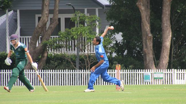 Lane Cove’s Ravi Ravi has been the standout pace bowler so far this season.