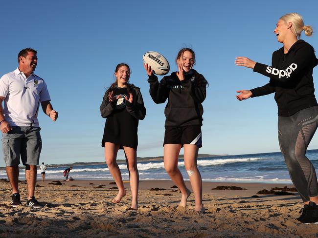 Brett Kimmorley will be on the sidelines on Thursday watching his daughters play. Picture: Brett Costello