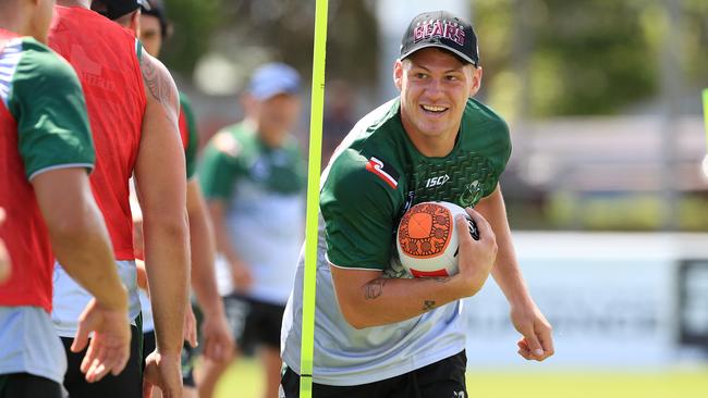 Ponga getting ready for action with the Maori All Stars. Photo: Adam Head.