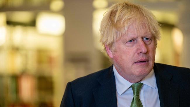 The British Cabinet Office is redacting Boris Johnson’s notebooks and WhatsApp from April 2021. Picture Getty Images