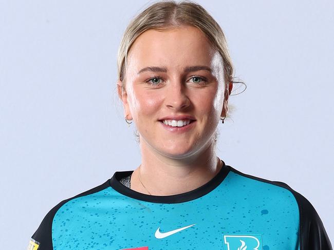BRISBANE, AUSTRALIA - JULY 03: Grace Parsons poses during a Brisbane Heat 2024-25 WBBL Headshots Session at National Cricket Centre on July 03, 2024 in Brisbane, Australia. (Photo by Chris Hyde/Getty Images for Cricket Australia)
