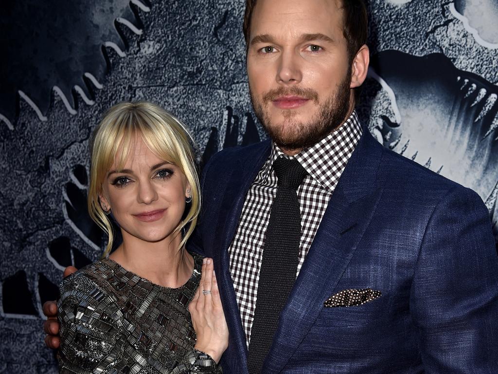 Chris Pratt (R) and Anna Faris were married previously and share a son together. Picture: Kevin Winter/Getty Images