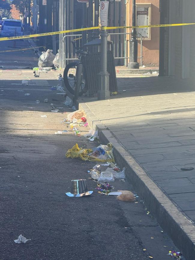 The aftermath following the horrific attack in New Orleans. Picture: Patrick Khoo