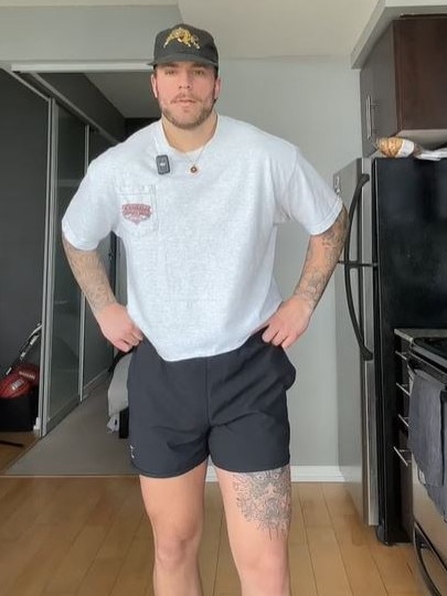 The crop look is in. Picture: TikTok/DevinMichaels