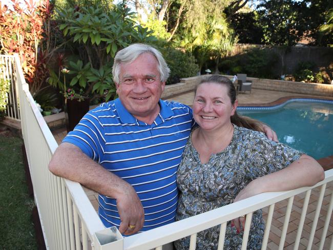 John and Michelle Brockhill are selling their Cherrybrook home. Picture: David Swift