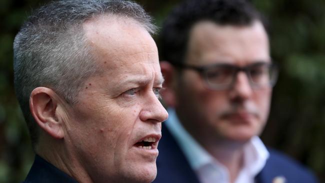 Bill Shorten has urged Victorian Labor Premier Daniel Andrews to consider overturning his government’s moratorium on conventional gas exploration. Picture: David Geraghty