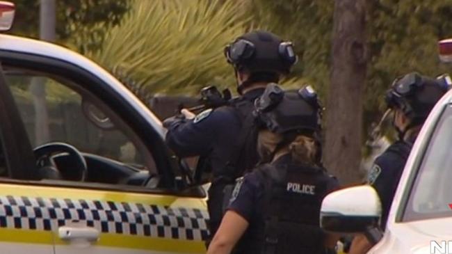 Police surrounded the Elizabeth Vale address after reports of gunfire. Picture 7 News