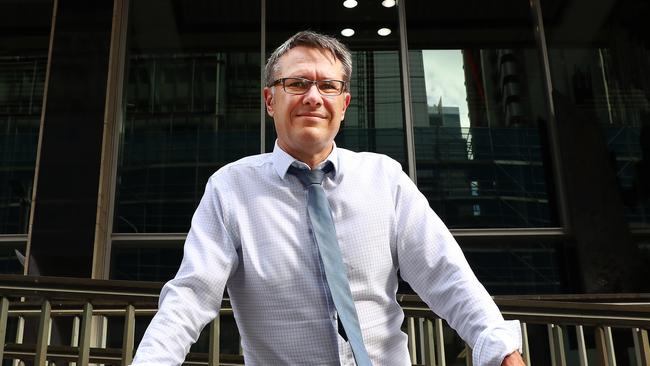 Reserve Bank Deputy Governor Guy Debelle at RBA HQ in Martin Place. Picture: John Feder