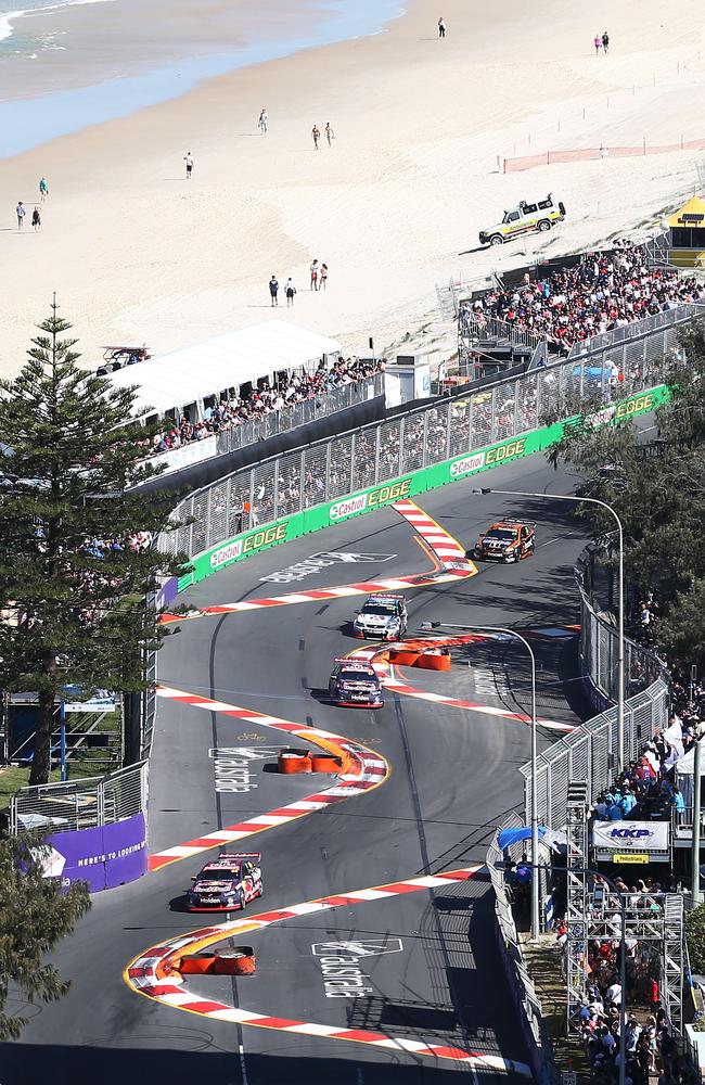 Gold Coast Mayor Tom Tate says the Gold Coast 600 remains a marquee event on the Supercars calendar that delivers tens of millions of dollars in free-to-air publicity. Picture: Brendan Radke.