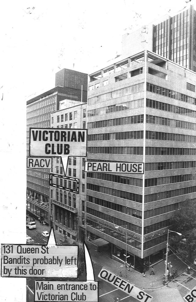 Victoria Club in Queen St — the scene of the Great Bookie Robbery. Picture: File Photo