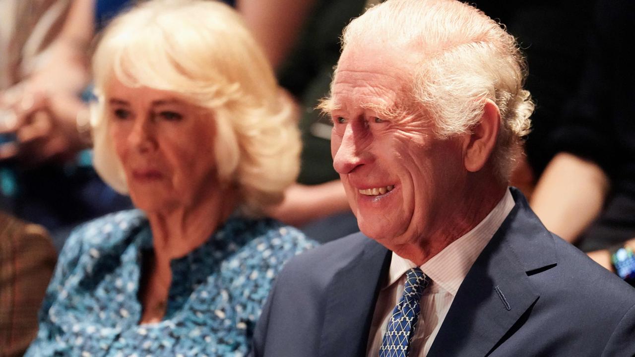 Charles and Camilla will be in France too but at an event at the British Normandy Memorial. Picture: Jordan Pettitt/POOL/AFP
