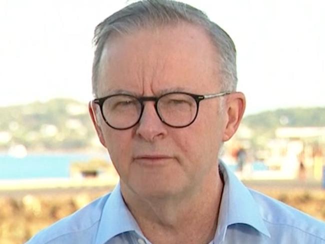 Australian Pm Anthony Albanese on Sunrise, Live, from Horn Island, QLD this morning, 18 August, 2022. Picture: Sunrise/7 NEWS