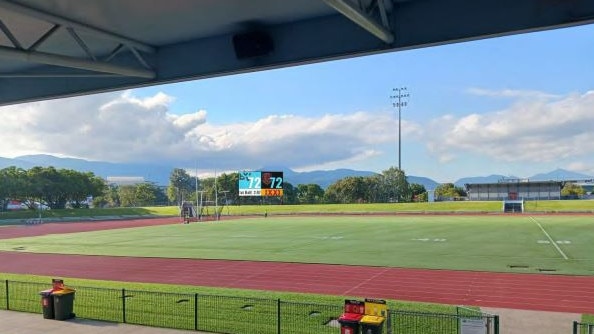 Proposed TV screen position at Barlow Park. Picture: Cairns Regional Council