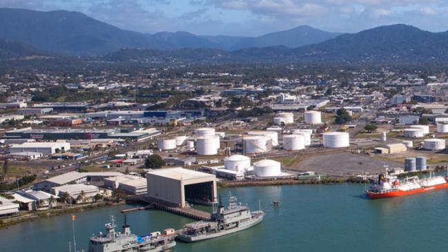 A new Cairns marine precinct infrastructure expansion business case has been revealed, flagging immense opportunities for expansion – including for Defence maintenance works. Picture: Supplied