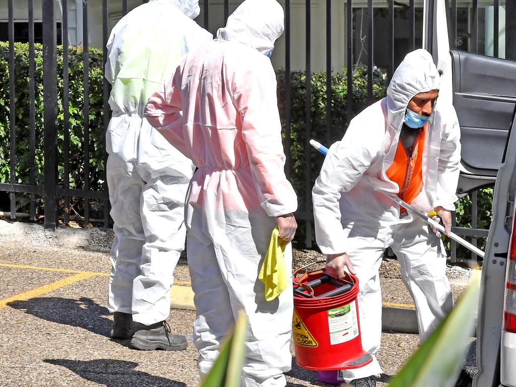 The school has taken the decision to clean the premises. Picture: NewsWire / John Gass