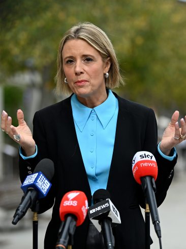 Senator Kristina Keneally was parachuted by the Labor party into the Western Sydney seat of Fowler. Picture: NCA NewsWire/Bianca De Marchi