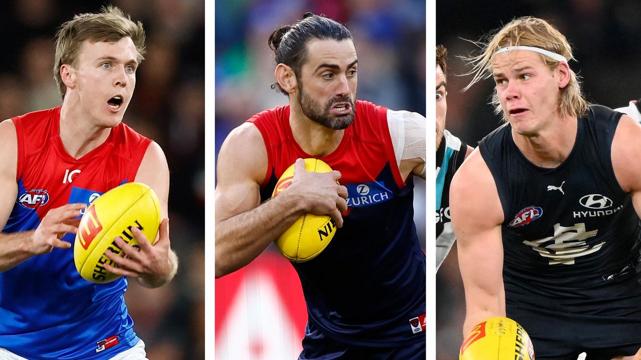 James Jordon, Brodie Grundy and Tom De Koning.