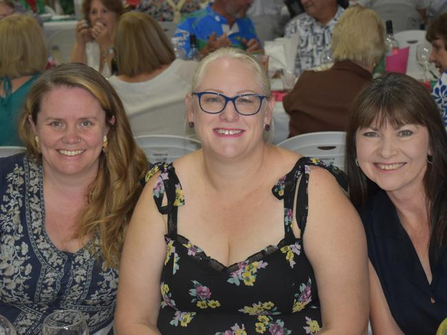 Teliah, Lyndsey and Sharreon at the Italian long lunch, February 25, 2024.