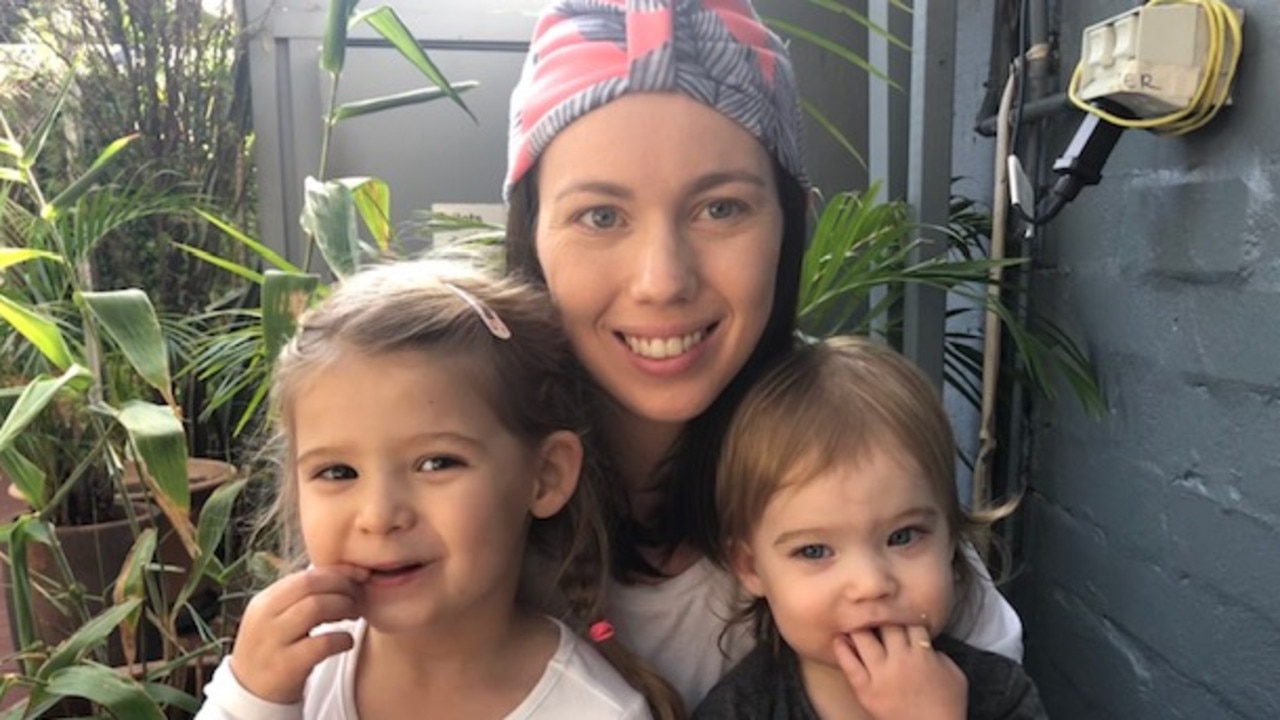 Vanessa with daughters Abigail and Eloise.