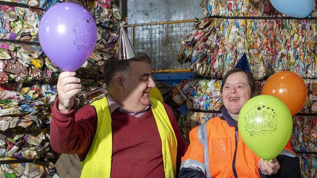 Anuha general manager Robert Evelyn with employee Mandy Harch. PHOTO: ALI KUCHEL