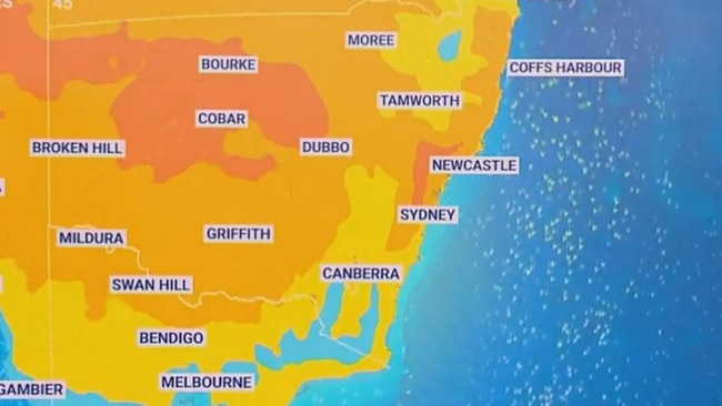 The weather will warm up in SA, Victoria, NSW and Queensland by Friday afternoon. Picture: Sky News