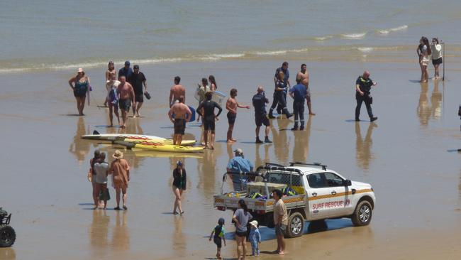 Four distressed swimmers have been rescued in Venus Bay. Picture: Chris Sieberhagen