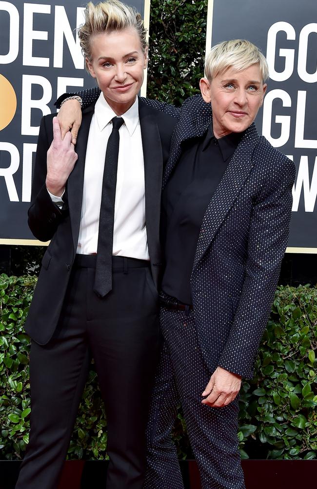 Ellen DeGeneres rushed her wife to hospital for emergency surgery last Friday. Picture: FilmMagic.