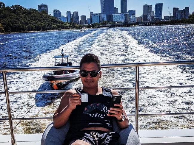 Perth billionaire Laurence Escalante has enjoyed the trappings of his wealth. Picture: Instagram