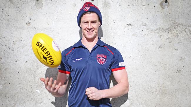 North Hobart Demons player Sam Darley was best on ground in the Demons win over Launceston on the Saturday. Picture: Zak Simmonds