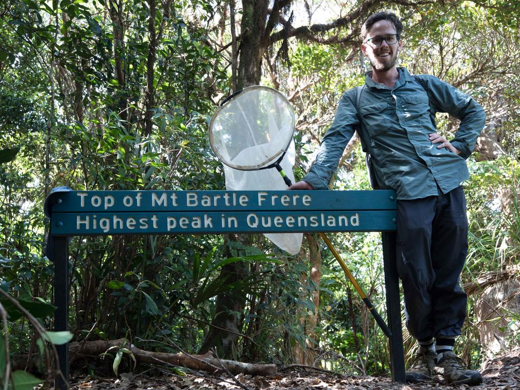 James Dorey, the Flinders University PhD student who rediscovered a species of native bee thought to be extinct for 100 years.