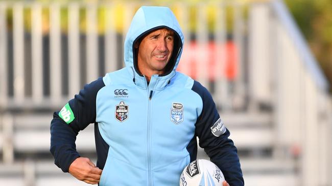 Andrew Johns is confident the Knights are a team on the up. (AAP Image/Joel Carrett)