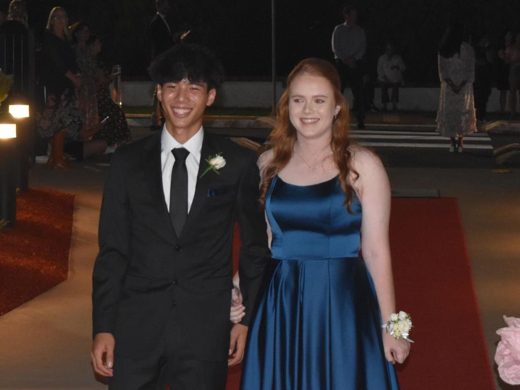 Regan Henderson and Arie Van Kerkwyk at Assumption College Warwick formal