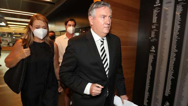 Eddie McGuire says Collingwood has become a laughing stock. Picture: Alex Coppel