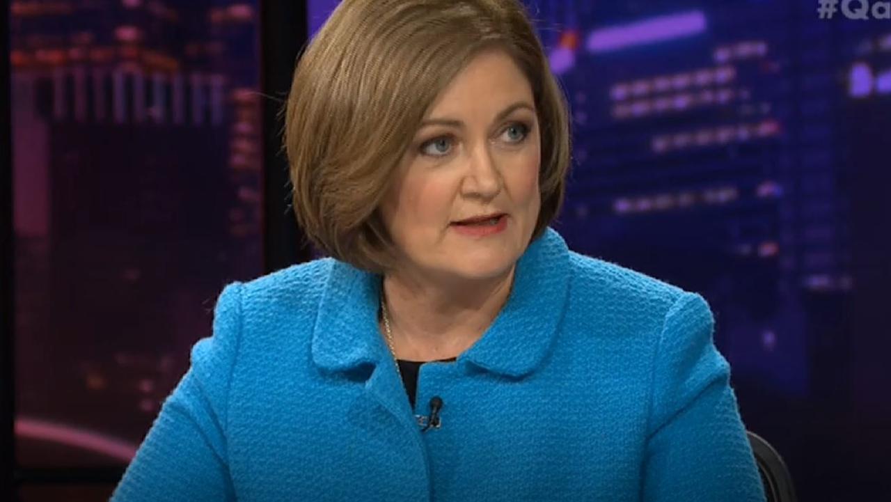 Liberal MP Sarah Henderson blamed Labor for not banking government reforms of the financial services industry. Picture: ABC.