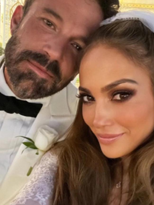 Lopez shared wedding photos with her fans. Picture: Supplied